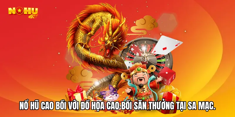  Nổ hũ cao bồi với đồ họa cao bồi săn thưởng tại sa mạc